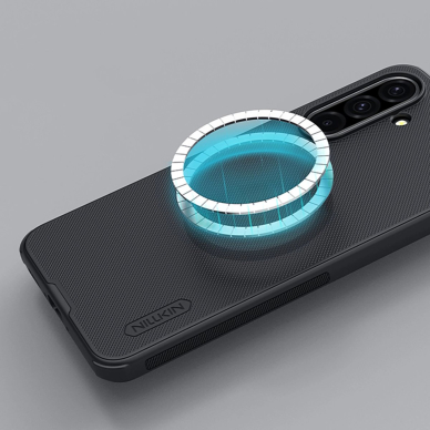 Nillkin Super Frosted Shield Pro magnetinis dėklas Samsung Galaxy A36 5G - juodas 10