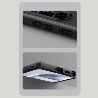 Nillkin Super Frosted Shield Pro Magnetic Dėklas Samsung S25 Ultra with MagSafe - Juodas 12