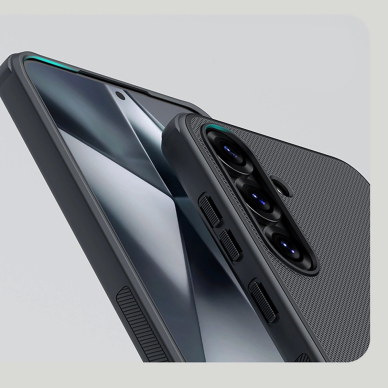 Nillkin Super Frosted Shield Pro Magnetic Dėklas Samsung S25 with MagSafe - Juodas 10 Nillkin Super Frosted Shield Pro Magnetic Dėklas Samsung S25 with MagSafe - Juodas 10