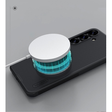 Nillkin Super Frosted Shield Pro Magnetic Dėklas Samsung S25+ with MagSafe - Juodas 10 Nillkin Super Frosted Shield Pro Magnetic Dėklas Samsung S25+ with MagSafe - Juodas 10