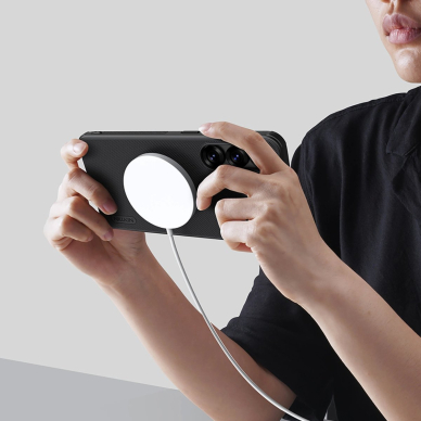 Nillkin Super Frosted Shield Pro Magnetic Dėklas Samsung S25+ with MagSafe - Juodas 11 Nillkin Super Frosted Shield Pro Magnetic Dėklas Samsung S25+ with MagSafe - Juodas 11