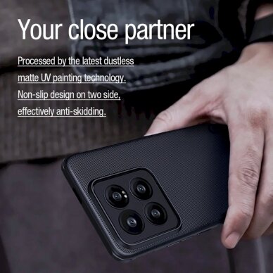 Dėklas Nillkin Super Frosted Shield Pro Magnetic Case for Xiaomi 14 Pro - Juodas 11 Dėklas Nillkin Super Frosted Shield Pro Magnetic Case for Xiaomi 14 Pro - Juodas 11