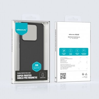Dėklas Nillkin Super Frosted Shield Pro Magnetic Case for Xiaomi 14 Pro - Juodas 17