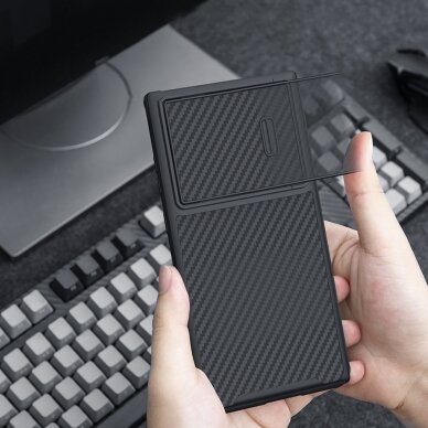 Dėklas Nillkin Synthetic Fiber S Samsung Galaxy S23 Ultra Juodas 9 Dėklas Nillkin Synthetic Fiber S Samsung Galaxy S23 Ultra Juodas 9