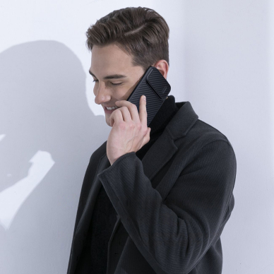 Dėklas Nillkin Synthetic Fiber S iPhone 14 Pro Max Juodas 14 Dėklas Nillkin Synthetic Fiber S iPhone 14 Pro Max Juodas 14