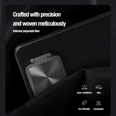 Dėklas Nillkin Textured Prop Magnetic Case for Xiaomi 14 Pro - Juodas 6