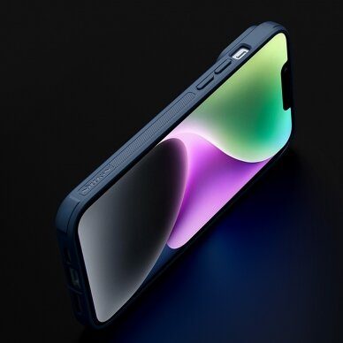 Dėklas Nillkin Textured S Case iPhone 14 Plus Mėlynas 10 Dėklas Nillkin Textured S Case iPhone 14 Plus Mėlynas 10