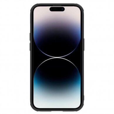 Dėklas Nillkin Textured S Magnetic Case for iPhone 14 Pro Max (MagSafe) Juodas 3