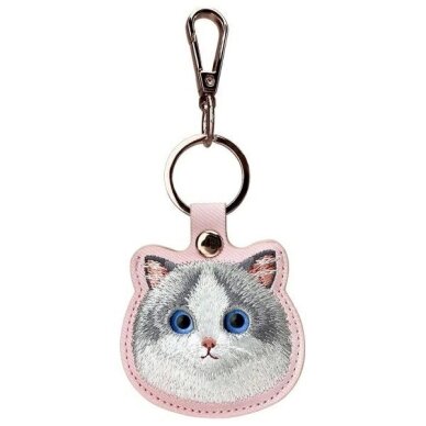 iPhone dėklas Nimmy Big Eyed Pet 2.0 Cat 3-in-1: telefonas + piniginė + sekimo įrenginys – rožinis 3