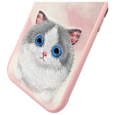 iPhone 15 Nimmy Big Eyed Pet 2.0 Cat dėklas – rožinis 9
