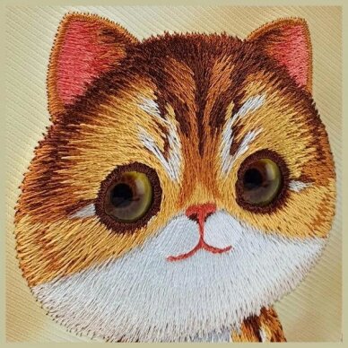 iPhone 15 Pro dėklas Nimmy Big Eyed Pet 2.0 Katė – žalias 6