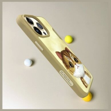 iPhone 15 Pro dėklas Nimmy Big Eyed Pet 2.0 Katė – žalias 7