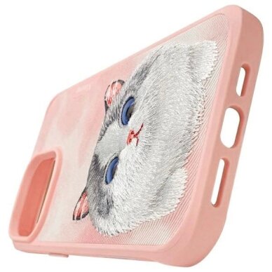 iPhone 15 Pro Max Nimmy Big Eyed Pet 2.0 katės dėklas – rožinis 5
