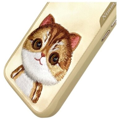 iPhone 16 dėklas Nimmy Big Eyed Pet 2.0 Cat – žalias 5