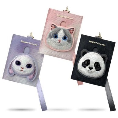 Dėkliukas Nimmy Big Eyed Pet 2.0 Katė su kortelių skyriumi – juodas 9