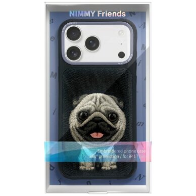 iPhone 17 Nimmy Big Eyed Pet 2.0 Dog dėklas – juodas 1