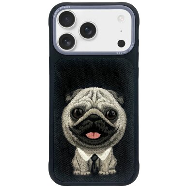 iPhone 17 Nimmy Big Eyed Pet 2.0 Dog dėklas – juodas iPhone 17 Nimmy Big Eyed Pet 2.0 Dog dėklas – juodas