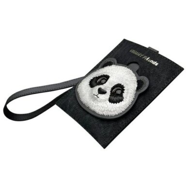 iPhone dėklas Nimmy Big Eyed Pet 2.0 Panda 3-in-1: telefonas + piniginė + seklys – juodas 6