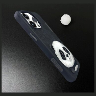 iPhone 15 Pro Max Nimmy Big Eyed Pet 2.0 panda dėklas – juodas 7