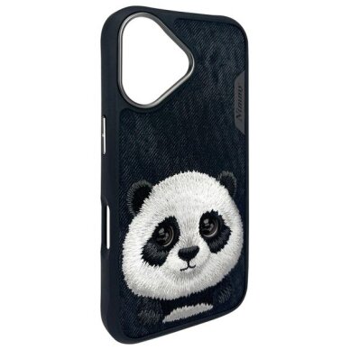 iPhone 16 dėklas Nimmy Big Eyed Pet 2.0 Panda – juodas 3