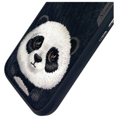 iPhone 16 dėklas Nimmy Big Eyed Pet 2.0 Panda – juodas 6