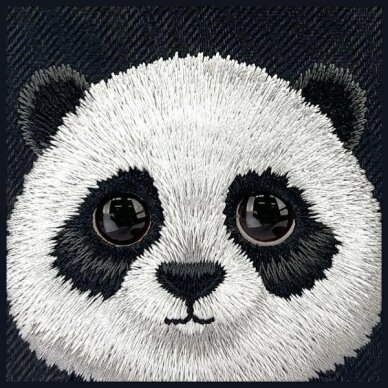iPhone 16 dėklas Nimmy Big Eyed Pet 2.0 Panda – juodas 8