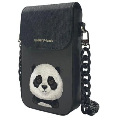 Telefoninė rankinė Nimmy Big Eyed Pet 2.0 Panda – juoda 1 Telefoninė rankinė Nimmy Big Eyed Pet 2.0 Panda – juoda 1