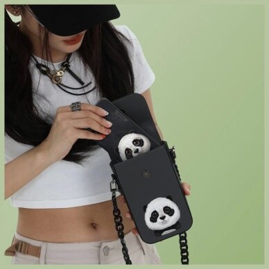Telefoninė rankinė Nimmy Big Eyed Pet 2.0 Panda – juoda 6