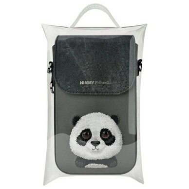 Telefoninė rankinė Nimmy Big Eyed Pet 2.0 Panda – juoda 8