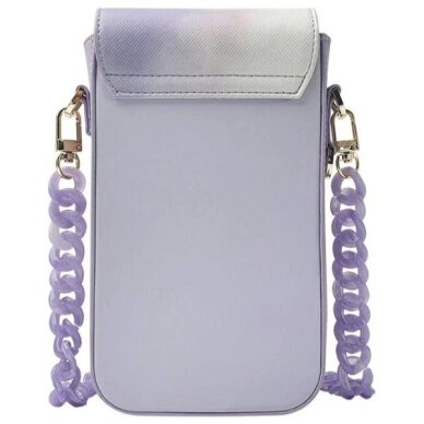 iPhone dėklas Nimmy Big Eyed Pet 2.0 Rabbit 3-in-1: telefonas + piniginė + sekimo įrenginys – violetinis 5