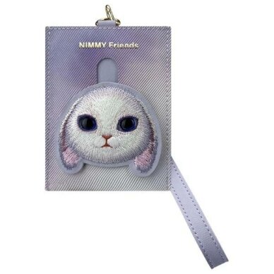 Nimmy Big Eyed Pet 2.0 Rabbit kortelių dėklas-piniginė – violetinis