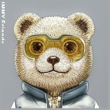 iPhone 15 Nimmy Cool&Cute 2.0 meškos dėklas – pilkas 11 iPhone 15 Nimmy Cool&Cute 2.0 meškos dėklas – pilkas 11