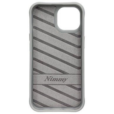 iPhone 15 Nimmy Cool&Cute 2.0 meškos dėklas – pilkas 4 iPhone 15 Nimmy Cool&Cute 2.0 meškos dėklas – pilkas 4