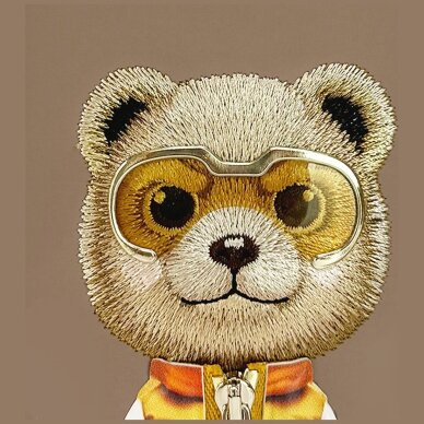 iPhone 17 Nimmy Cool & Cute 2.0 Bear dėklas – smėlinis 1