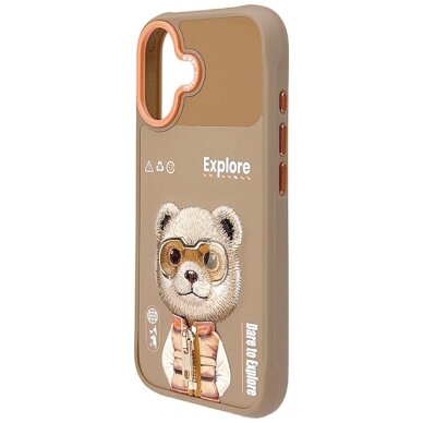 iPhone 17 Nimmy Cool & Cute 2.0 Bear dėklas – smėlinis 4