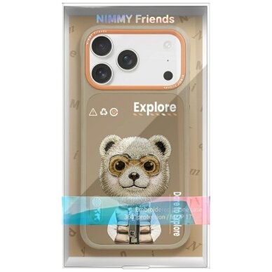 iPhone 17 Pro Nimmy Cool & Cute 2.0 Bear dėklas – smėlinis 6 iPhone 17 Pro Nimmy Cool & Cute 2.0 Bear dėklas – smėlinis 6