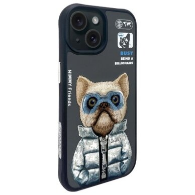 iPhone 15 Nimmy Cool&Cute 2.0 dėklas – juodas 1 iPhone 15 Nimmy Cool&Cute 2.0 dėklas – juodas 1