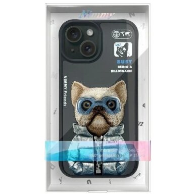 iPhone 15 Nimmy Cool&Cute 2.0 dėklas – juodas 12 iPhone 15 Nimmy Cool&Cute 2.0 dėklas – juodas 12