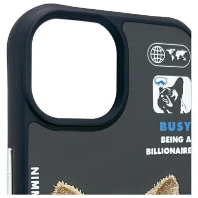 iPhone 15 Nimmy Cool&Cute 2.0 dėklas – juodas 7 iPhone 15 Nimmy Cool&Cute 2.0 dėklas – juodas 7
