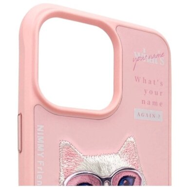 iPhone 15 Pro Max Nimmy Cool&Cute 2.0 dėklas – rožinis 2
