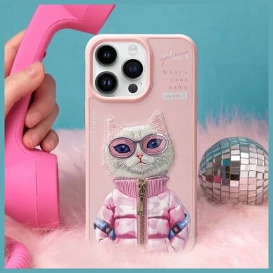 iPhone 15 Pro Max Nimmy Cool&Cute 2.0 dėklas – rožinis 7