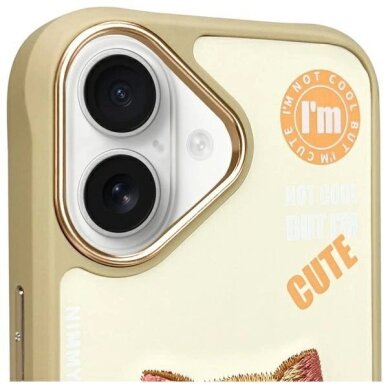iPhone 16 dėklas Nimmy Cool&Cute 2.0 Cat – žalias 2