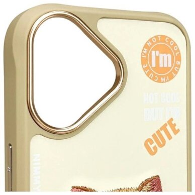 iPhone 16 dėklas Nimmy Cool&Cute 2.0 Cat – žalias 4