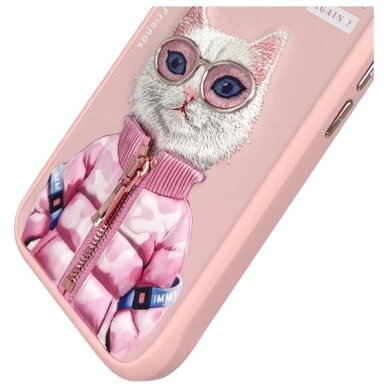 iPhone 16 dėklas Nimmy Cool&Cute 2.0 Cat – rožinis 6
