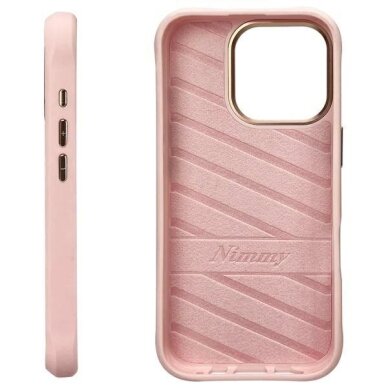 iPhone 16 Pro Max dėklas Nimmy Cool& Cute 2.0 Cat – rožinis 1