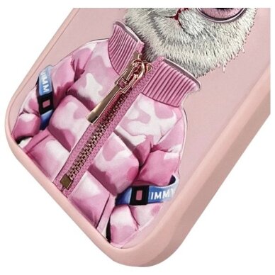 iPhone 16 Pro Max dėklas Nimmy Cool& Cute 2.0 Cat – rožinis 3