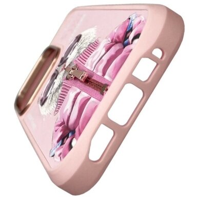 iPhone 16 Pro dėklas Nimmy Cool& Cute 2.0 Cat – rožinis 5