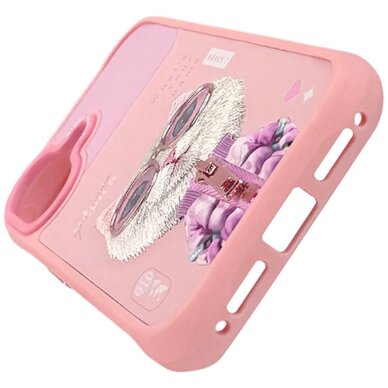 iPhone 17 Nimmy Cool & Cute 2.0 Cat dėklas – rožinis 2