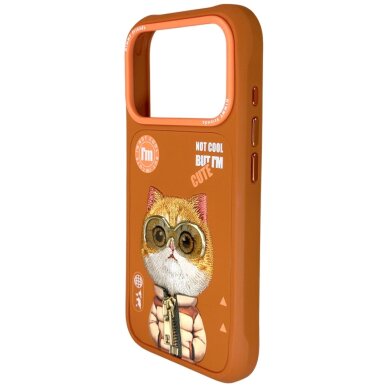 iPhone 17 Pro Nimmy Cool & Cute 2.0 Cat dėklas – oranžinis 2 iPhone 17 Pro Nimmy Cool & Cute 2.0 Cat dėklas – oranžinis 2