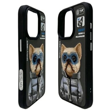 iPhone 15 Pro Max Nimmy Cool & Cute 2.0 Dog dėklas – juodas 2